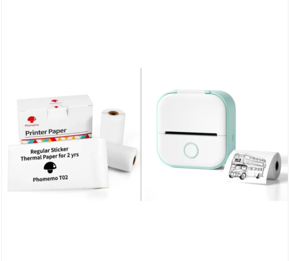 Mini Portable Bluetooth Label Printer