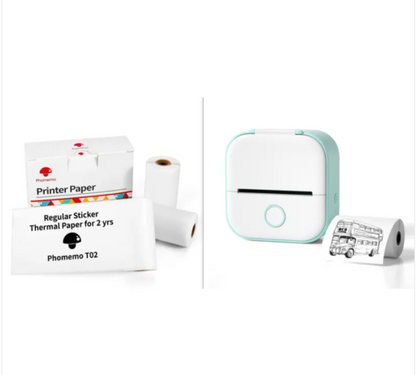 Mini Portable Bluetooth Label Printer