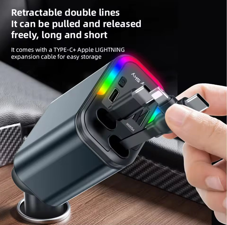 4-in-1 Starry Sky Car Charger