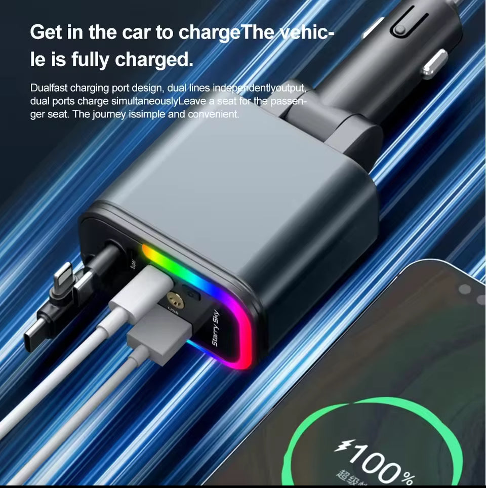 4-in-1 Starry Sky Car Charger